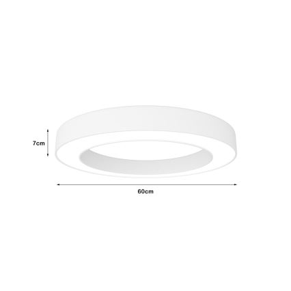 Immax NEO 07212L - Светодиодный светильник с регулированием яркости PASTEL LED/53W/230V белый Tuya + дистанционное управление