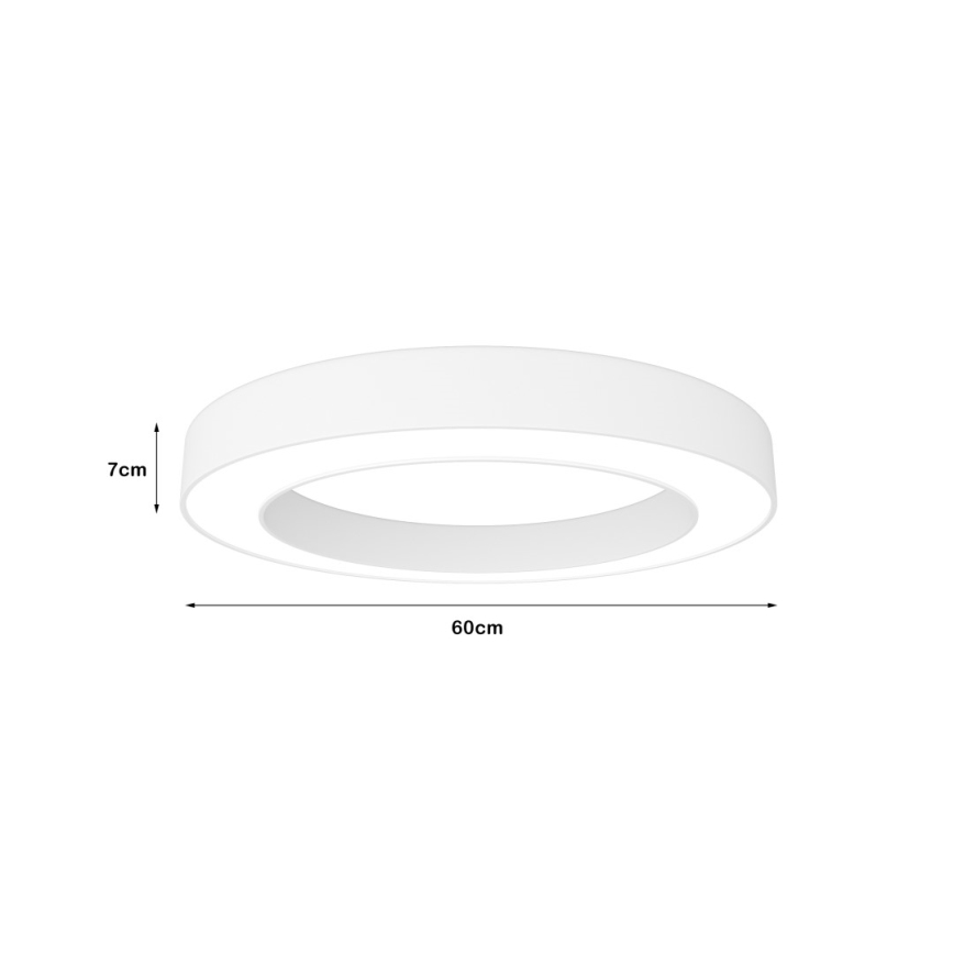 Immax NEO 07212L - Светодиодный светильник с регулированием яркости PASTEL LED/53W/230V белый Tuya + дистанционное управление