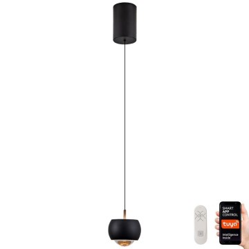 Immax NEO 07219L - Светодиодная подвесная люстра с регулированием яркости DORMINE LED/6W/230V матовый черный Tuya + дистанционное управление
