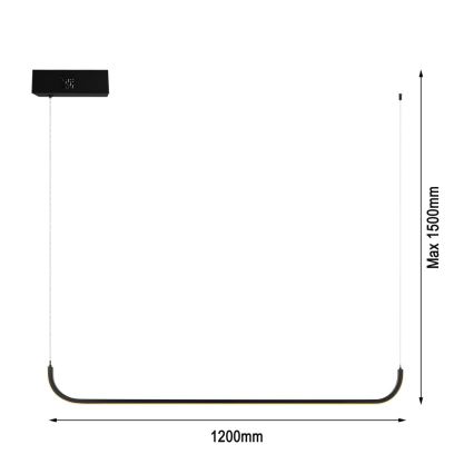 Immax NEO 07221L - Светодиодная подвесная люстра с регулированием яркости NEO LITE PATTINI LED/26W/230V 2700-6500K Wi-Fi Tuya + дистанционное управление