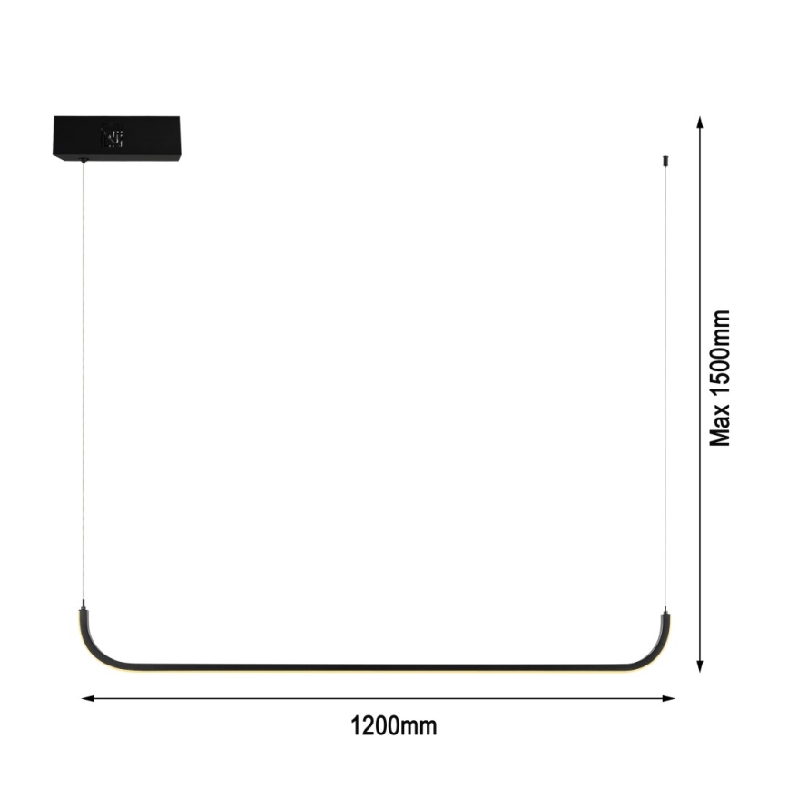 Immax NEO 07221L - Светодиодная подвесная люстра с регулированием яркости NEO LITE PATTINI LED/26W/230V 2700-6500K Wi-Fi Tuya + дистанционное управление