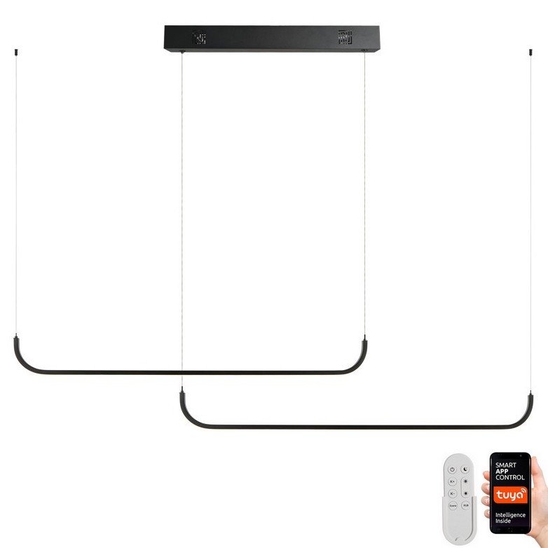 Immax NEO 07222L - Светодиодная подвесная люстра с регулированием яркости NEO LITE PATTINI LED/56W/230V 2700-6500K Wi-Fi Tuya + дистанционное управление