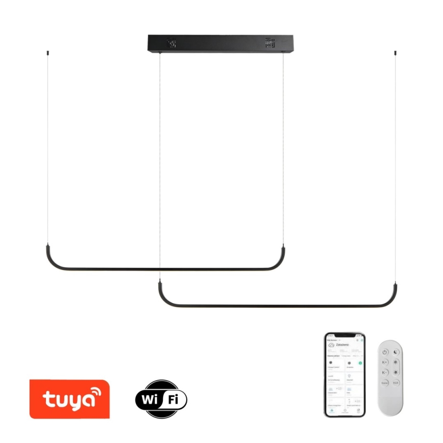 Immax NEO 07222L - Світлодіодна підвісна люстра з регулюванням яскравості NEO LITE PATTINI LED/56W/230V 2700-6500K Wi-Fi Tuya + пульт дистанційного керування