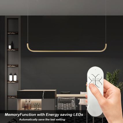 Immax NEO 07227L - Светодиодная подвесная люстра с регулированием яркости PATTINI LED/26W/230V 3000-6000K Tuya + дистанционное управление