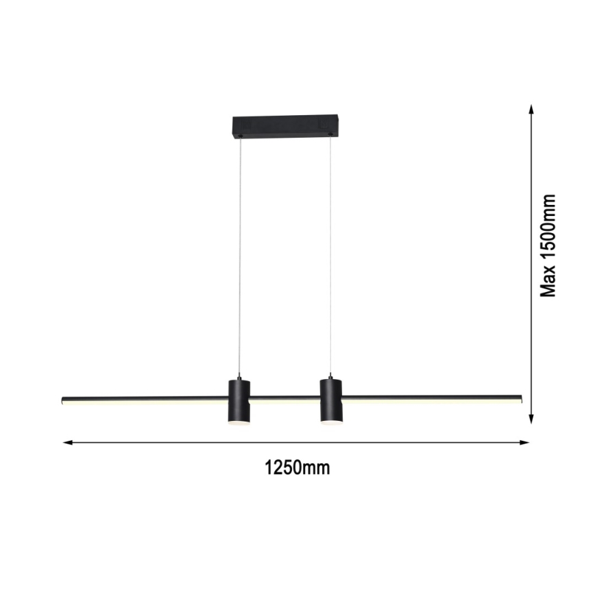 Immax NEO 07230L - Світлодіодна підвісна люстра з регулюванням яскравості NEO LITE ESTRELAS LED/30W/230V 2700-6500K Wi-Fi Tuya + пульт дистанційного керування