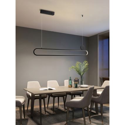 Immax NEO 07231L - Светодиодная подвесная люстра с регулированием яркости NEO LITE OVALE LED/50W/230V 2700-6500K Wi-Fi Tuya + дистанционное управление