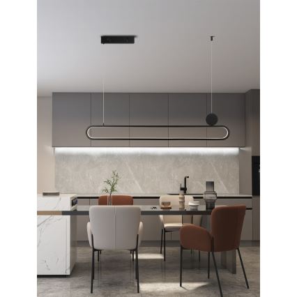 Immax NEO 07231L - Светодиодная подвесная люстра с регулированием яркости NEO LITE OVALE LED/50W/230V 2700-6500K Wi-Fi Tuya + дистанционное управление