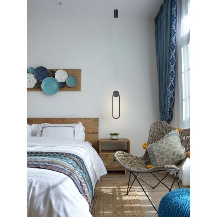 Immax NEO 07232L - Світлодіодна підвісна люстра з регулюванням яскравості NEO LITE OVALE LED/22W/230V 2700-6500K Wi-Fi Tuya + пульт дистанційного керування