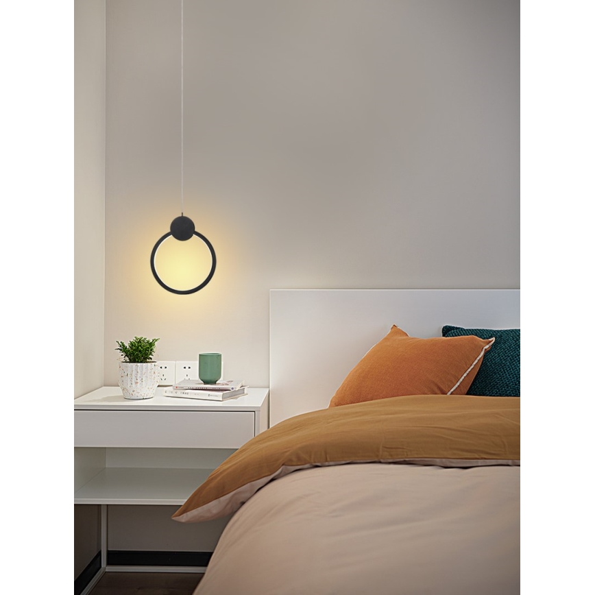 Immax NEO 07233L - Світлодіодна підвісна люстра з регулюванням яскравості NEO LITE OVALE LED/18W/230V Wi-Fi Tuya 2700-6500K + пульт дистанційного керування
