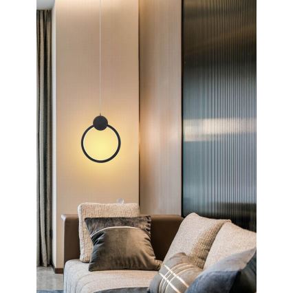 Immax NEO 07233L - Світлодіодна підвісна люстра з регулюванням яскравості NEO LITE OVALE LED/18W/230V Wi-Fi Tuya 2700-6500K + пульт дистанційного керування