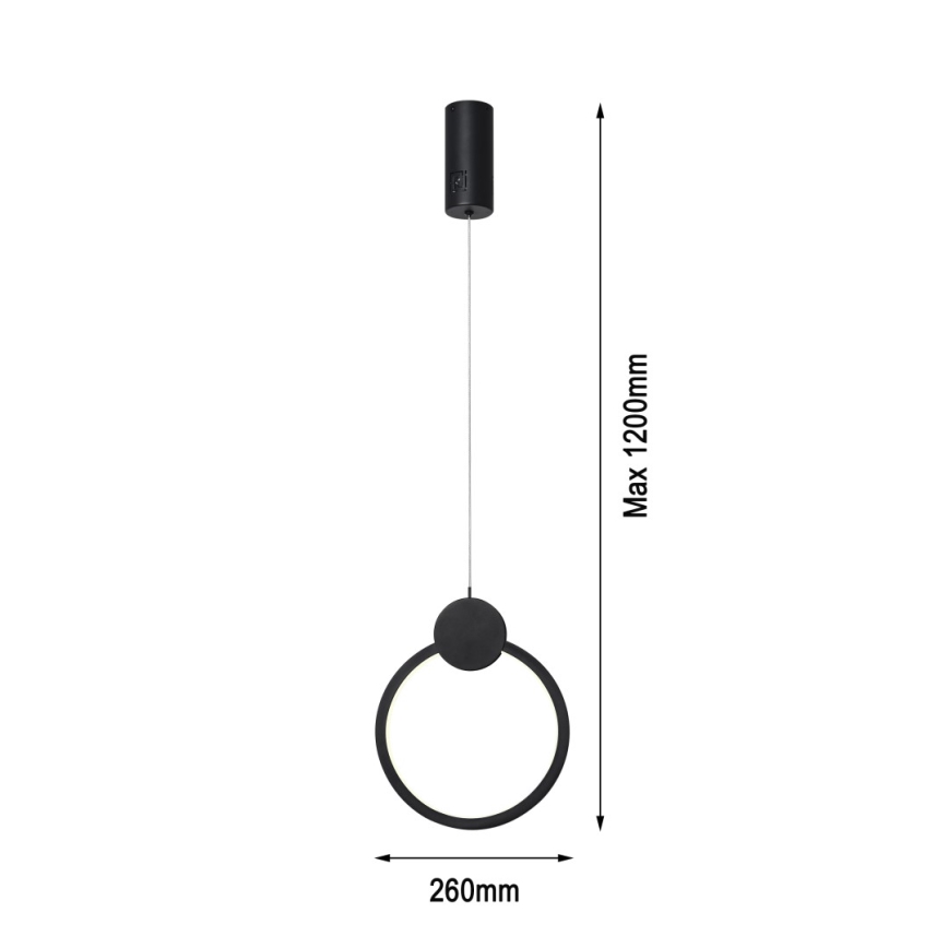 Immax NEO 07233L - Світлодіодна підвісна люстра з регулюванням яскравості NEO LITE OVALE LED/18W/230V Wi-Fi Tuya 2700-6500K + пульт дистанційного керування