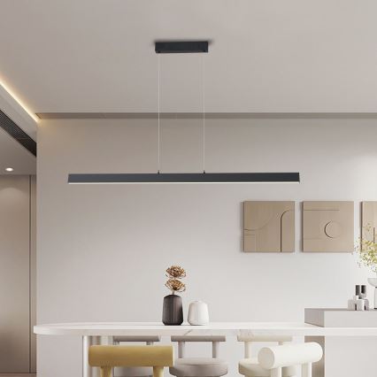 Immax NEO 07234L - Светодиодная подвесная люстра с регулированием яркости NEO LITE TRIANGOLO LED/28W/230V Wi-Fi Tuya 2700-6500K + дистанционное управление