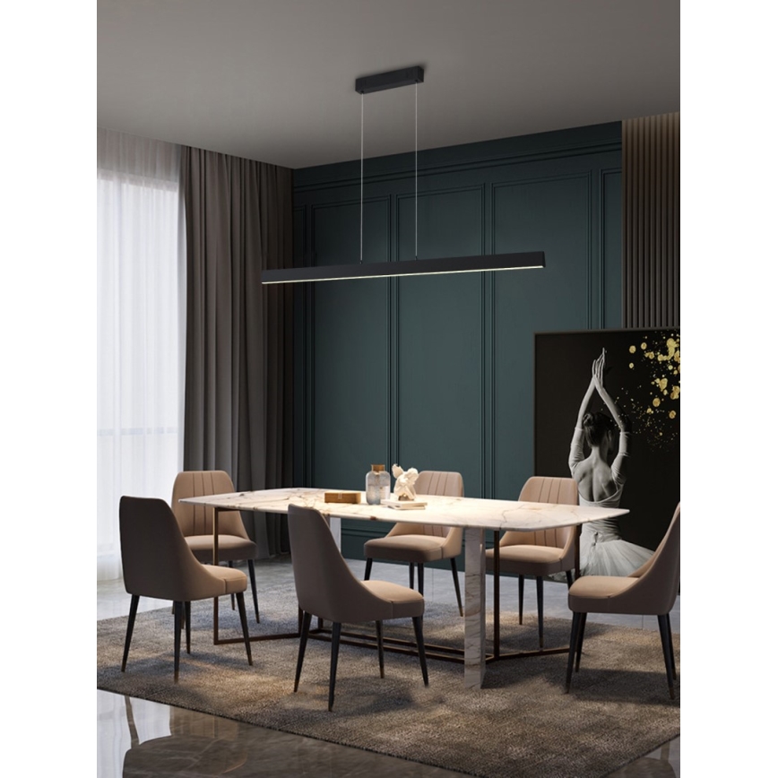 Immax NEO 07234L - Светодиодная подвесная люстра с регулированием яркости NEO LITE TRIANGOLO LED/28W/230V Wi-Fi Tuya 2700-6500K + дистанционное управление