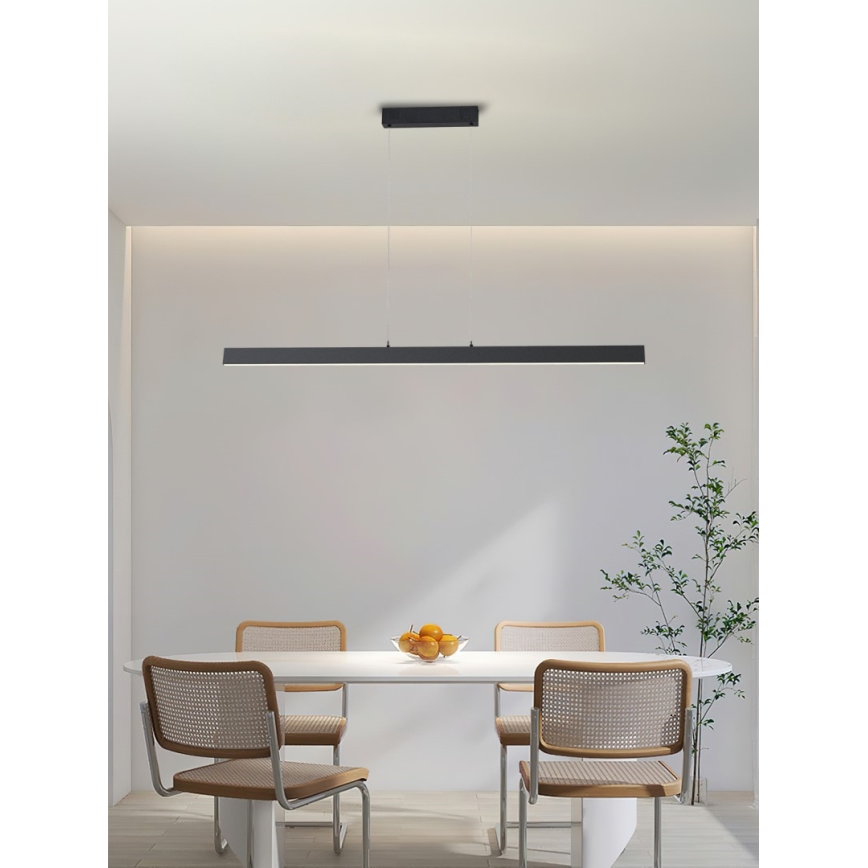 Immax NEO 07234L - Светодиодная подвесная люстра с регулированием яркости NEO LITE TRIANGOLO LED/28W/230V Wi-Fi Tuya 2700-6500K + дистанционное управление