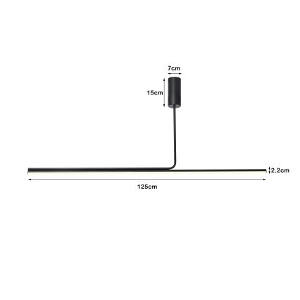 Immax NEO 07235L - Светодиодная люстра на штанге с регулированием яркости NEO LITE ASTA LED/28W/230V Wi-Fi Tuya 2700-6500K + дистанционное управление