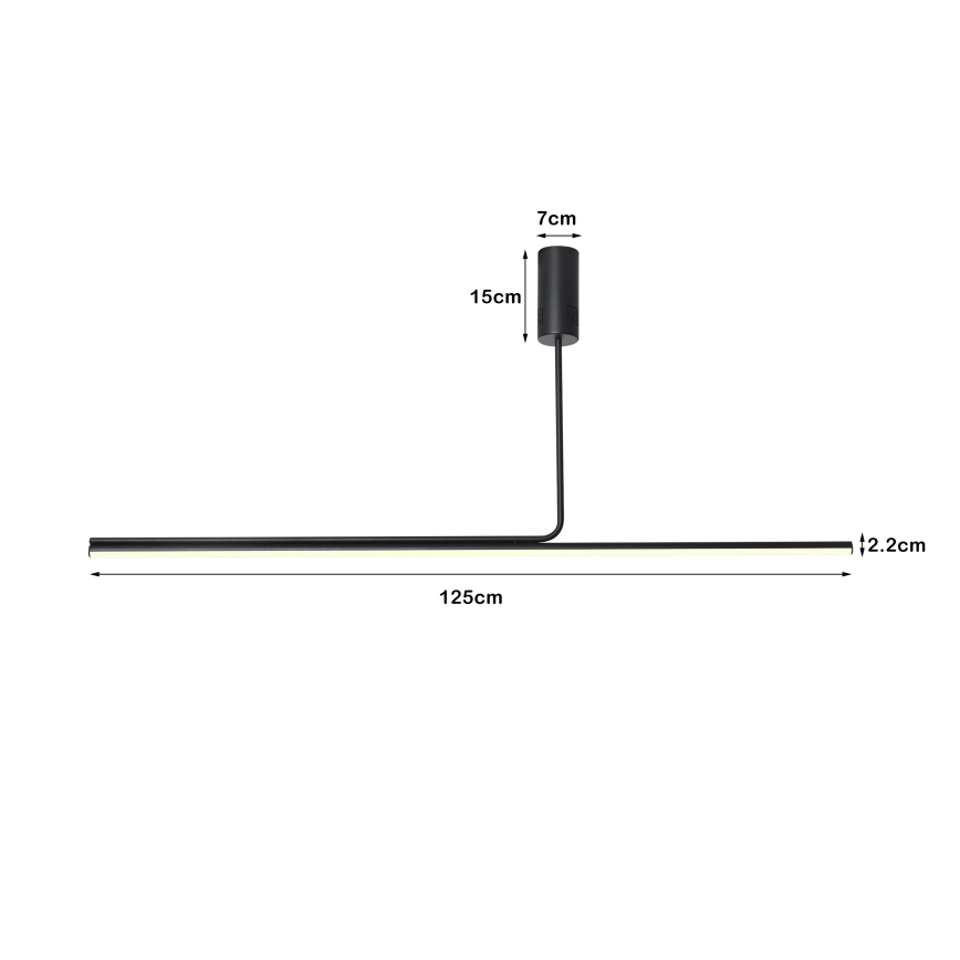 Immax NEO 07235L - Светодиодная люстра на штанге с регулированием яркости NEO LITE ASTA LED/28W/230V Wi-Fi Tuya 2700-6500K + дистанционное управление