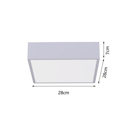 Immax NEO 07238L - Светодиодный потолочный светильник с регулированием яркости CANTO LED/22W/230V белый Tuya + дистанционное управление