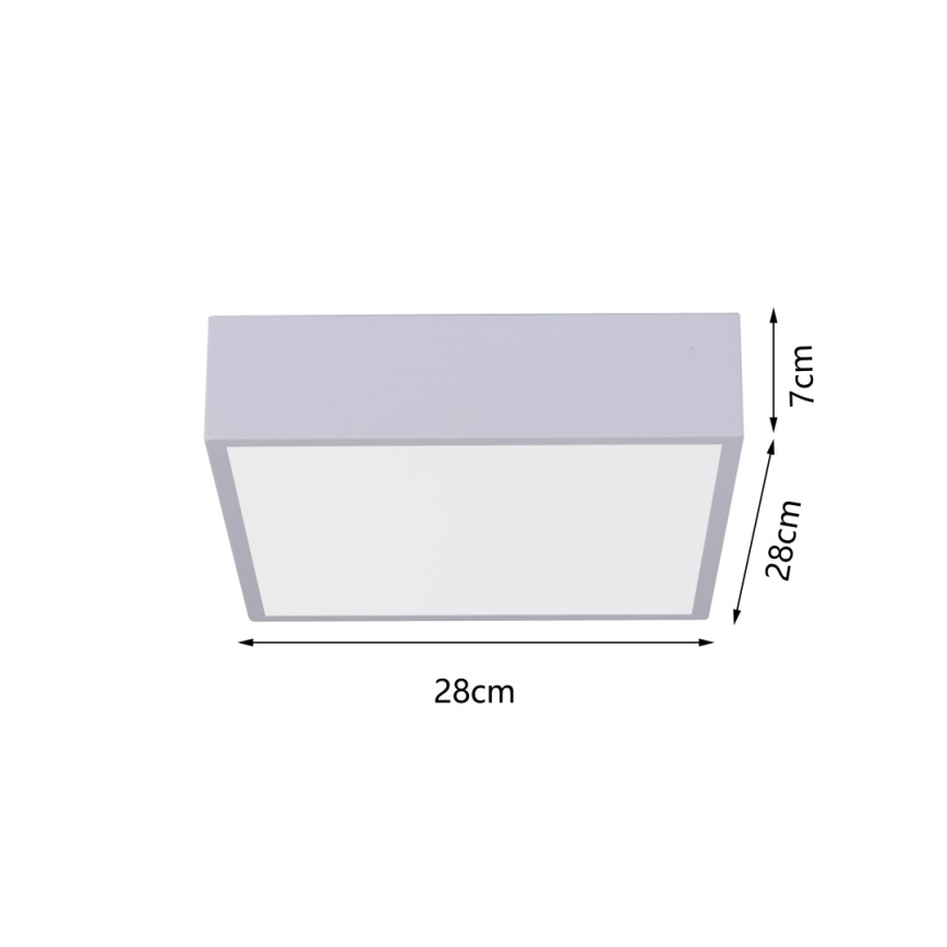Immax NEO 07238L - Светодиодный потолочный светильник с регулированием яркости CANTO LED/22W/230V белый Tuya + дистанционное управление