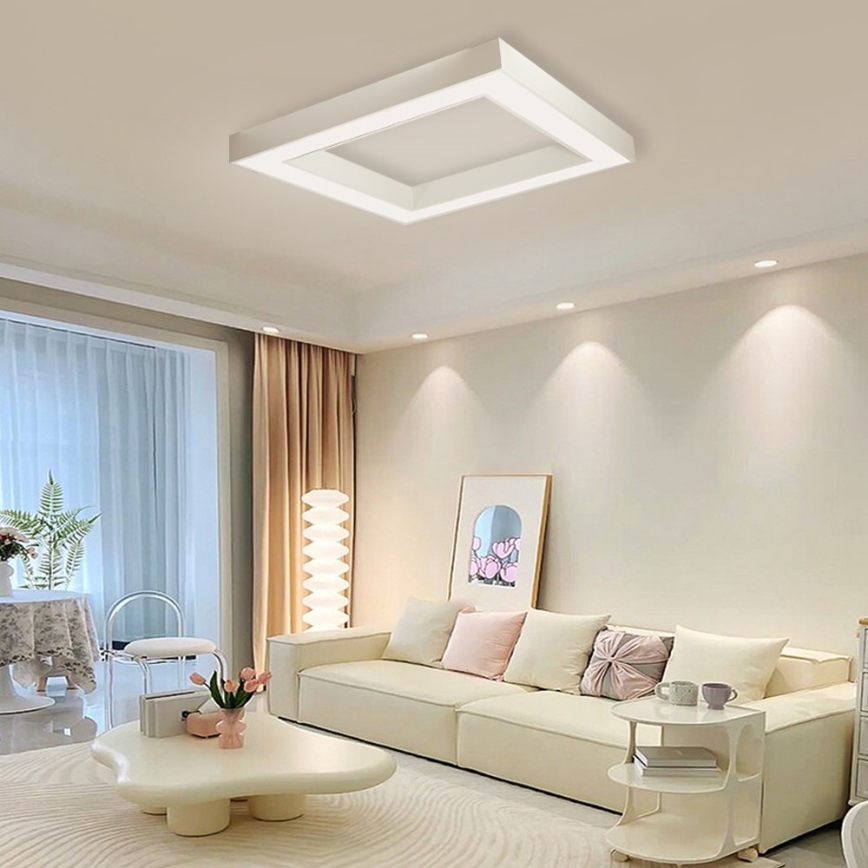 Immax NEO 07240L - Светодиодный потолочный светильник с регулированием яркости CANTO LED/60W/230V 2700-6500K Tuya белый
