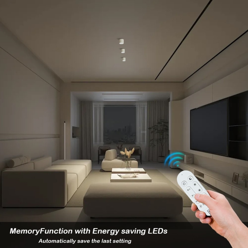 Immax NEO 07241L - димований стельовий світильник RONDATE LED/18W/230V 11,5 см Wi-Fi Tuya