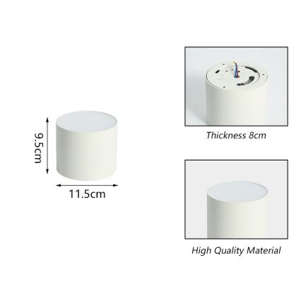 Immax NEO 07241L - димований стельовий світильник RONDATE LED/18W/230V 11,5 см Wi-Fi Tuya