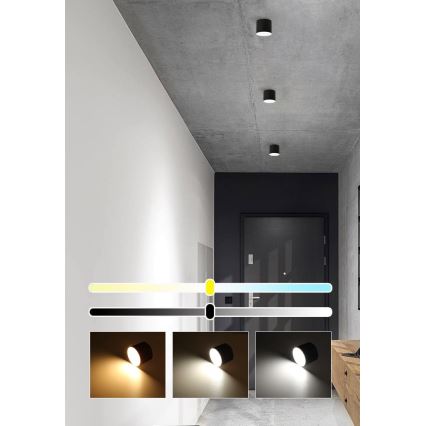 Immax NEO 07242L - Светодиодный потолочный светильник с регулированием яркости RONDATE LED/18W/230V 11,5 см Wi-Fi Tuya