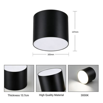 Immax NEO 07244L - Светильник потолочный светодиодный с диммером RONDATE LED/32W/230V 16,5 см Wi-Fi Tuya