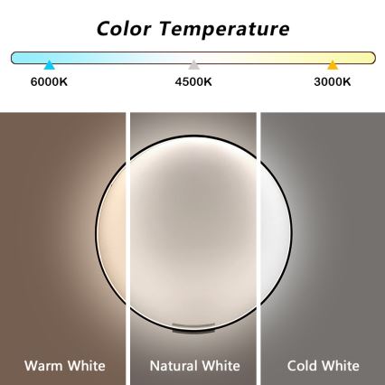 Immax NEO 07245-80 - Світильник настінний світлодіодний димований FINO LED/50W/230V 2700-6500K 80 см Tuya + дистанційне керування