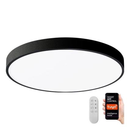 Immax NEO 07248L - Светодиодный потолочный светильник с регулированием яркости NEO LITE SEMPLICI LED/36W/230V 3000-6000K Wi-Fi Tuya черный + дистанционное управление