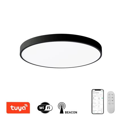 Immax NEO 07249L - Светодиодный потолочный светильник с регулированием яркости NEO LITE SEMPLICI LED/48W/230V 3000-6000K Wi-Fi Tuya черный + дистанционное управление