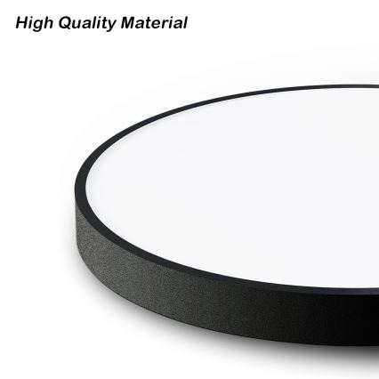 Immax NEO 07249L - Светодиодный потолочный светильник с регулированием яркости NEO LITE SEMPLICI LED/48W/230V 3000-6000K Wi-Fi Tuya черный + дистанционное управление