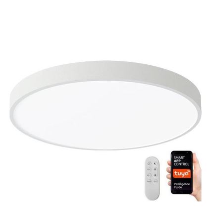 Immax NEO 07251L - Світлодіодний стельовий світильник з регулюванням яскравості NEO LITE SEMPLICI LED/36W/230V 3000-6000K Wi-Fi Tuya білий + пульт дистанційного керування
