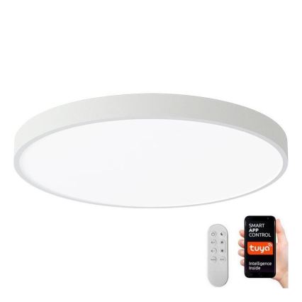 Immax NEO 07252L - Светодиодный потолочный светильник с регулированием яркости NEO LITE SEMPLICI LED/48W/230V 3000-6000K Wi-Fi Tuya белый + дистанционное управление
