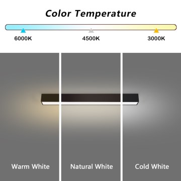 Immax NEO 07254L - Светодиодный потолочный светильник с регулированием яркости NEO LITE LUNGO LED/20W/230V 3000-6000K Wi-Fi Tuya черный + дистанционное управление