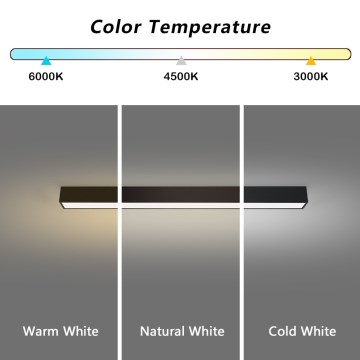 Immax NEO 07255L - Світлодіодний регульований стельовий світильник NEO LITE LUNGO LED/20W/230V 3000-6000K Wi-Fi Tuya чорний + дистанційне керування