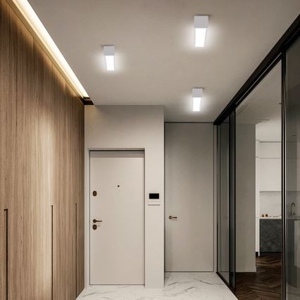 Immax NEO 07257L - Светодиодный регулируемый потолочный светильник NEO LITE LUNGO LED/20W/230V 3000-6000K Wi-Fi Tuya белый + пульт дистанционного управления