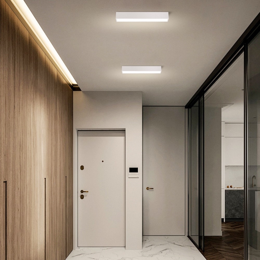 Immax NEO 07257L - Светодиодный регулируемый потолочный светильник NEO LITE LUNGO LED/20W/230V 3000-6000K Wi-Fi Tuya белый + пульт дистанционного управления