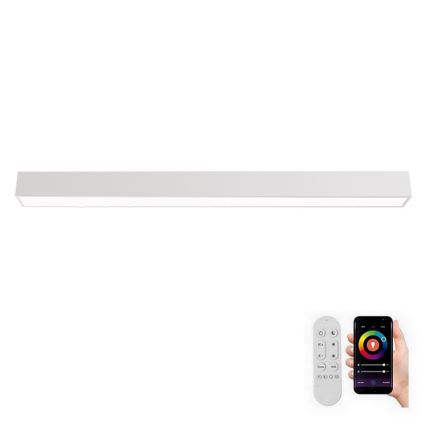 Immax NEO 07259L - Світлодіодний стельовий світильник з регулюванням яскравості NEO LITE LUNGO LED/38W/230V 3000-6000K Wi-Fi Tuya білий + пульт дистанційного керування