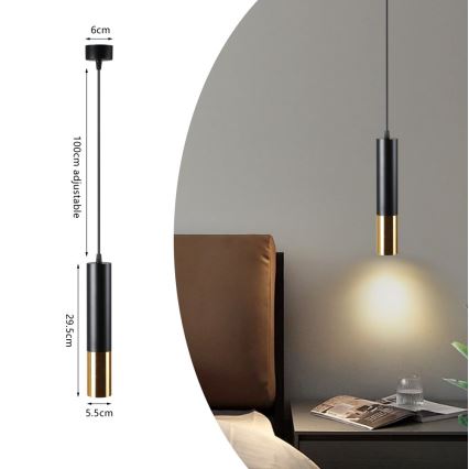Immax NEO 07273Z - Светодиодная подвесная RGB+CCT люстра с регулированием яркости NEO PUNTO 1xGU10/4,8W/230V Tuya