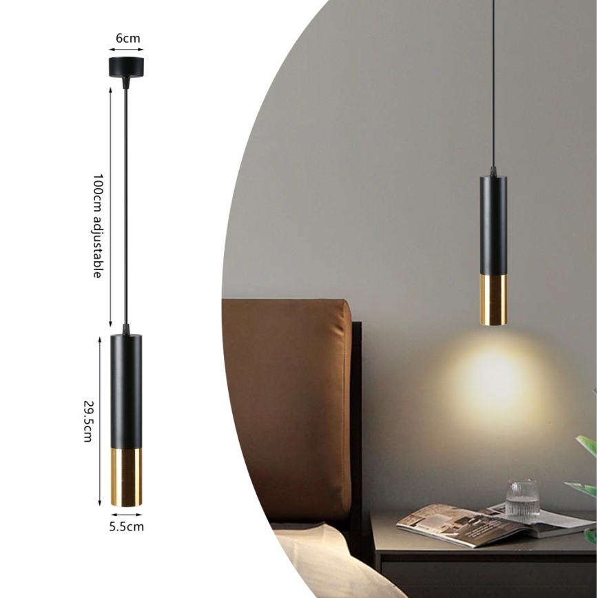 Immax NEO 07273Z - Светодиодная подвесная RGB+CCT люстра с регулированием яркости NEO PUNTO 1xGU10/4,8W/230V Tuya
