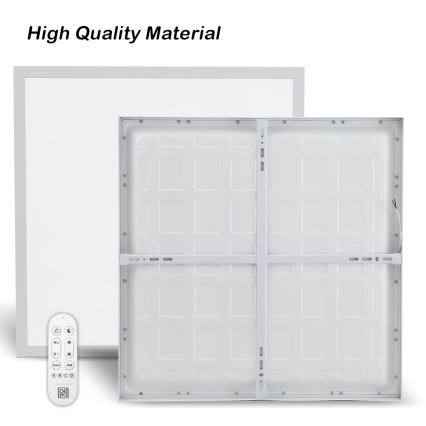 Immax NEO 07277L - Светодиодный потолочный светильник для ванной комнаты с регулированием яркости NEO LITE FRAME LED/50W/230V IP44 Wi-Fi Tuya + дистанционное управление белый