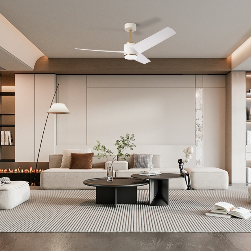 Immax NEO 07281L - LED+CCT Димований стельовий вентилятор BEAUTY LED/18W/230V 3000/4000/6000K Wi‑Fi Tuya + пульт дистанційного керування