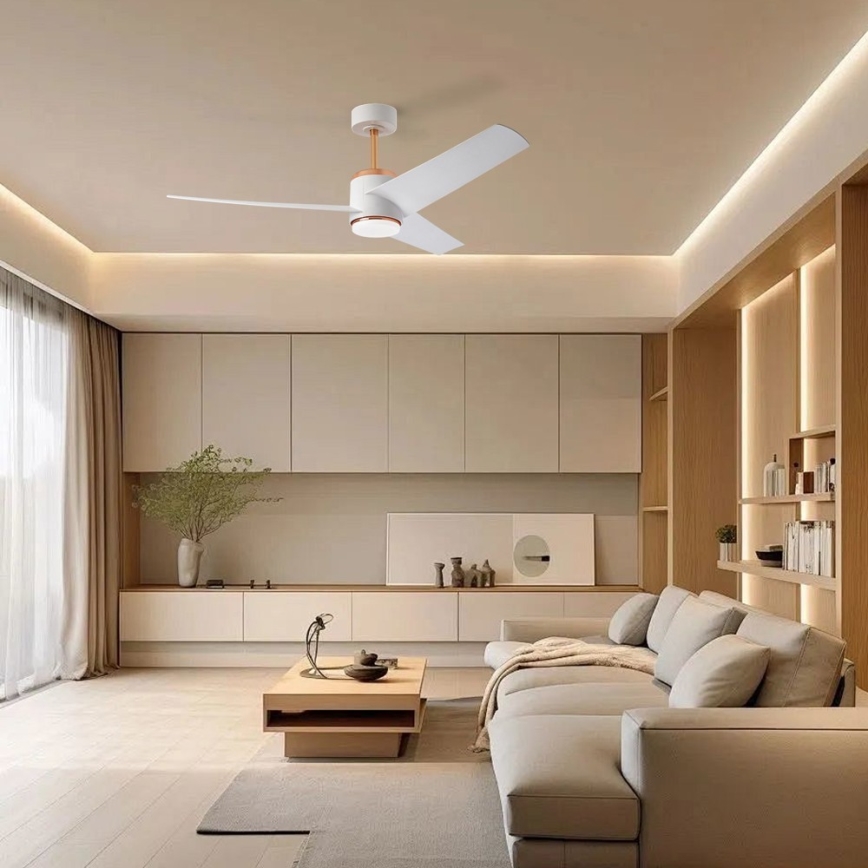 Immax NEO 07281L - LED+CCT Димований стельовий вентилятор BEAUTY LED/18W/230V 3000/4000/6000K Wi‑Fi Tuya + пульт дистанційного керування