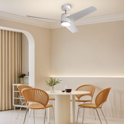 Immax NEO 07282L - LED+CCT з регулюванням яскравості стельовий вентилятор BEAUTY LED/18W/230V 3000/4000/6000K Wi-Fi Tuya діам. 132 см + пульт дистанційного керування