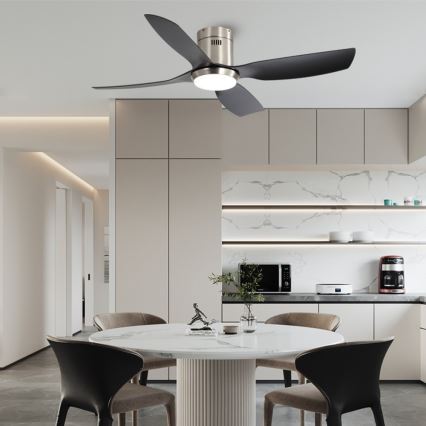 Immax NEO 07282L - LED+CCT диммируемый потолочный вентилятор PURE LED/24W/230V 3000/4000/6000K Wi-Fi Tuya + пульт дистанционного управления