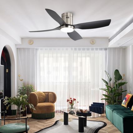 Immax NEO 07282L - LED+CCT диммируемый потолочный вентилятор PURE LED/24W/230V 3000/4000/6000K Wi-Fi Tuya + пульт дистанционного управления