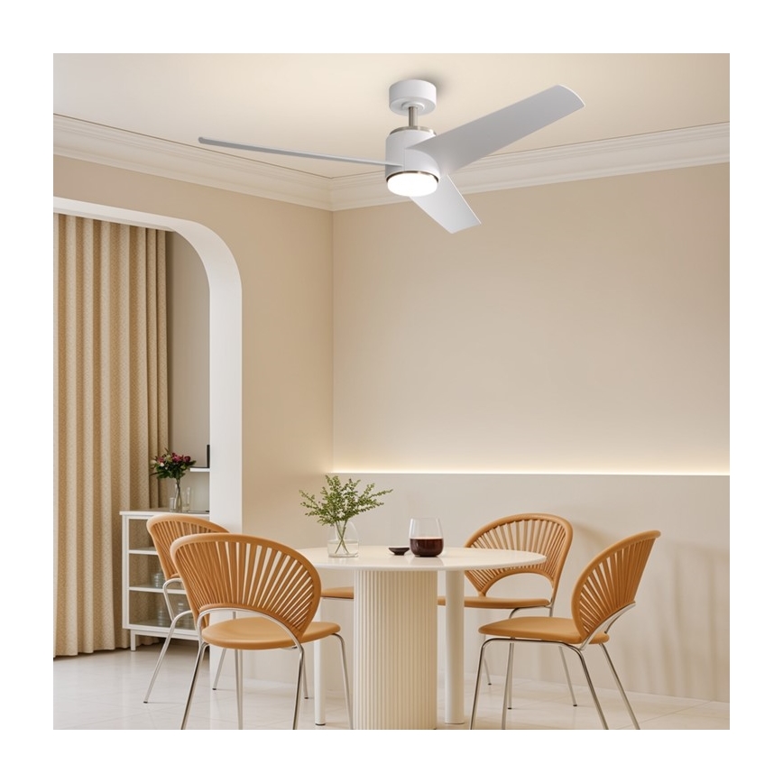 Immax NEO 07282L - LED+CCT диммируемый потолочный вентилятор BEAUTY LED/18W/230V 3000/4000/6000K Wi-Fi Tuya + пульт дистанционного управления
