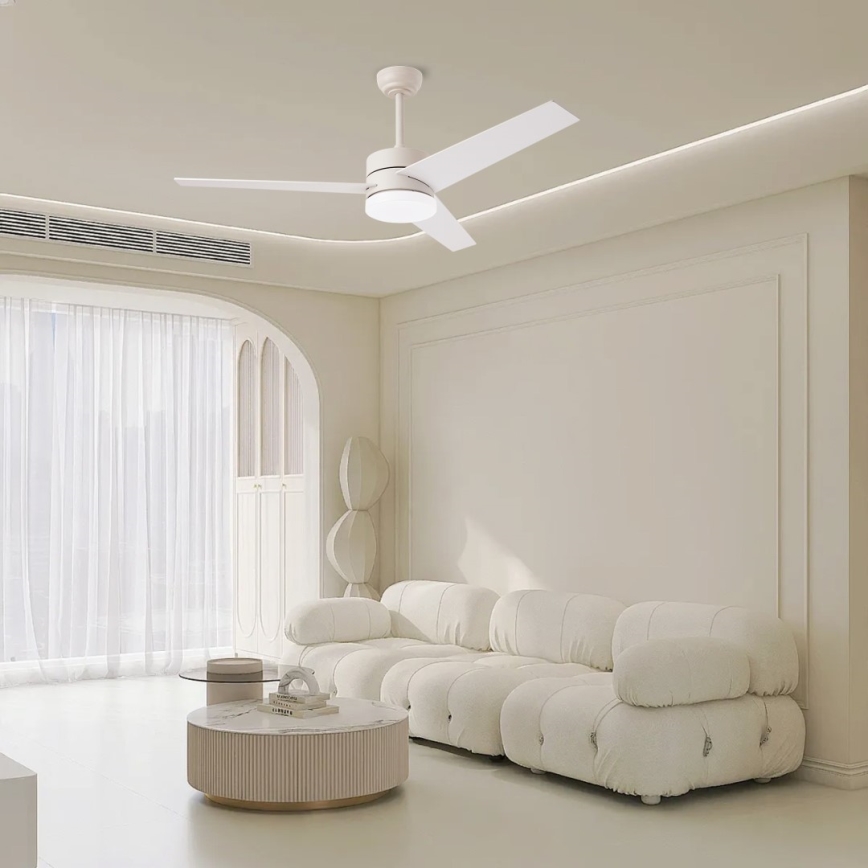 Immax NEO 07284L - Диммируемый потолочный вентилятор LED+CCT VARIABLE LED/24W/230V 3000/4000/6000K Wi-Fi Tuya + пульт дистанционного управления