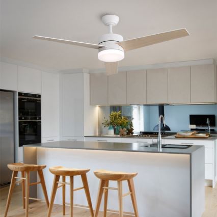 Immax NEO 07284L - LED+CCT затемнюваний стельовий вентилятор VARIABLE LED/24W/230V 3000/4000/6000K Wi-Fi Tuya діаметр 132 см + пульт дистанційного керування