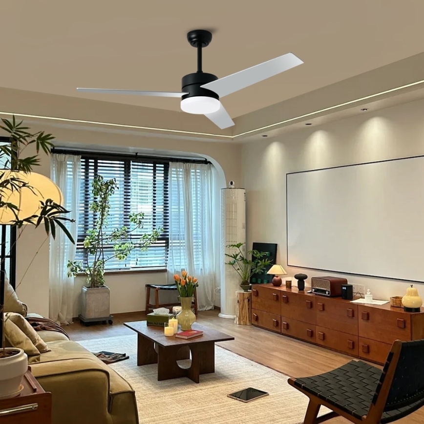 Immax NEO 07285L - LED+CCT Диммируемый потолочный вентилятор VARIABLE LED/24 Вт/230 В 3000/4000/6000 К Wi-Fi Tuya диаметр 132 см + дистанционный пульт